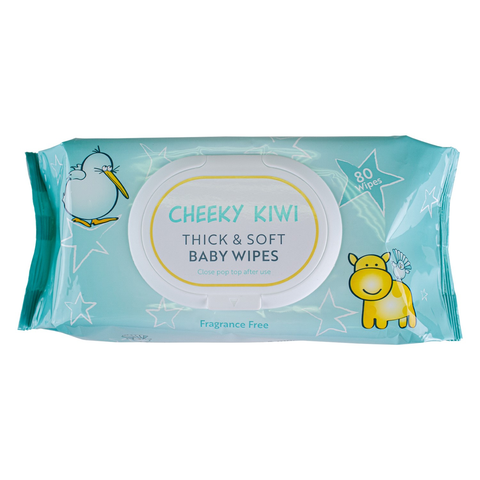 Cheeky Kiwi Baby Wipes - Fragrance Free